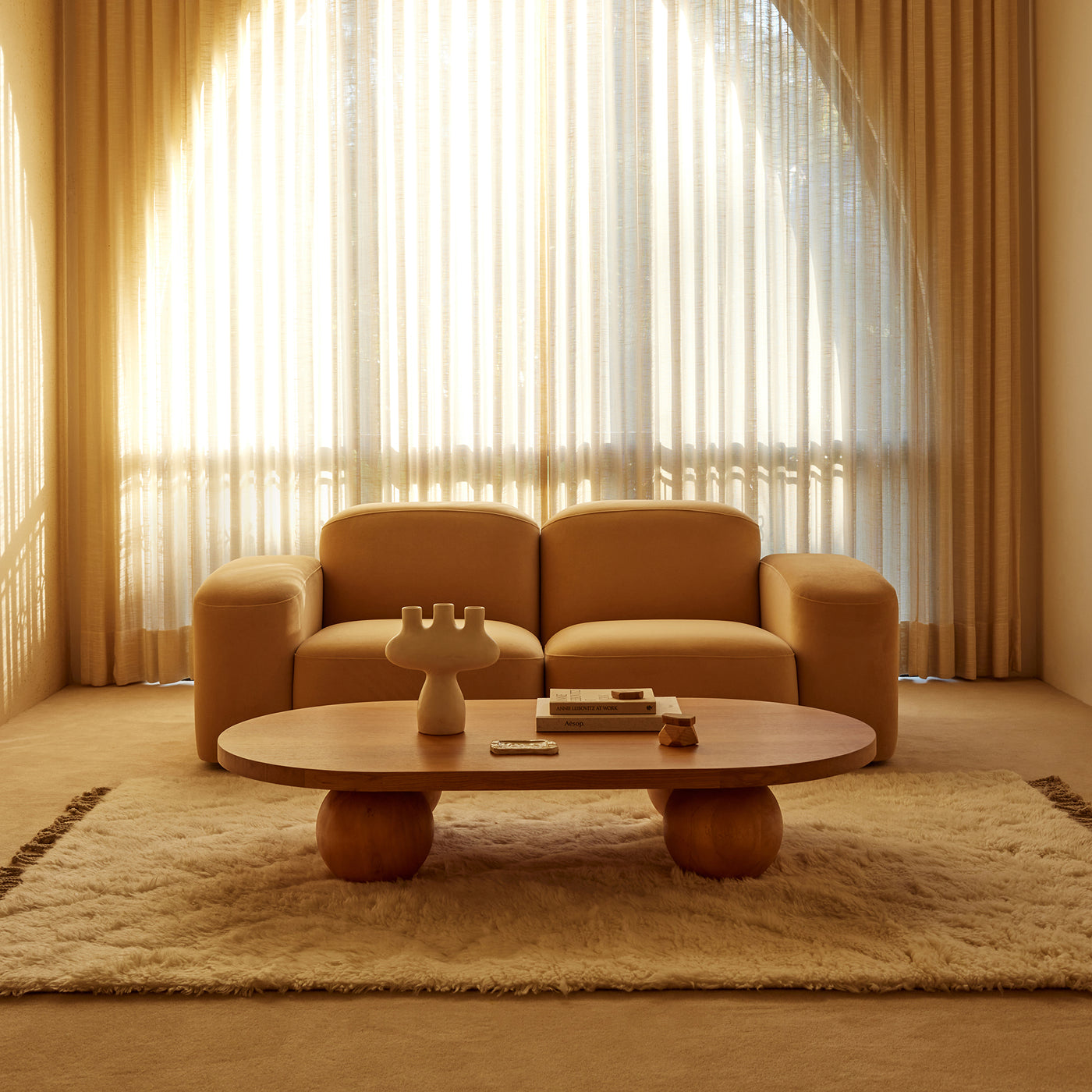 Yoko Capsule Coffee Table - [ Oak ]