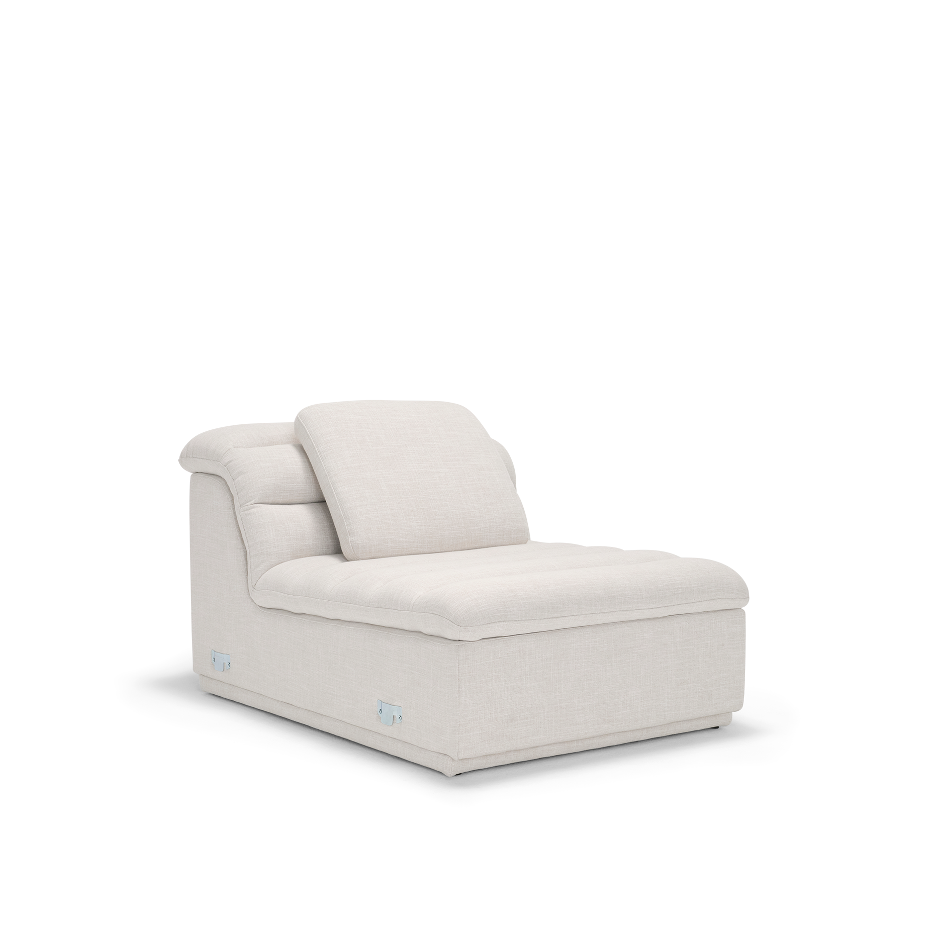 Float 1.5 Seat Armless Modular Piece - [ Byron Oyster ]