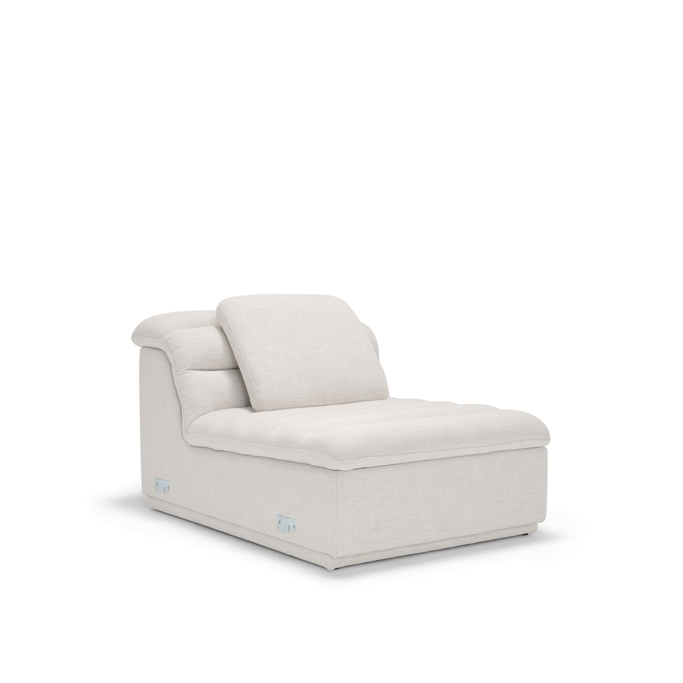 Float 1.5 Seat Armless Modular Piece - [ Byron Oyster ]