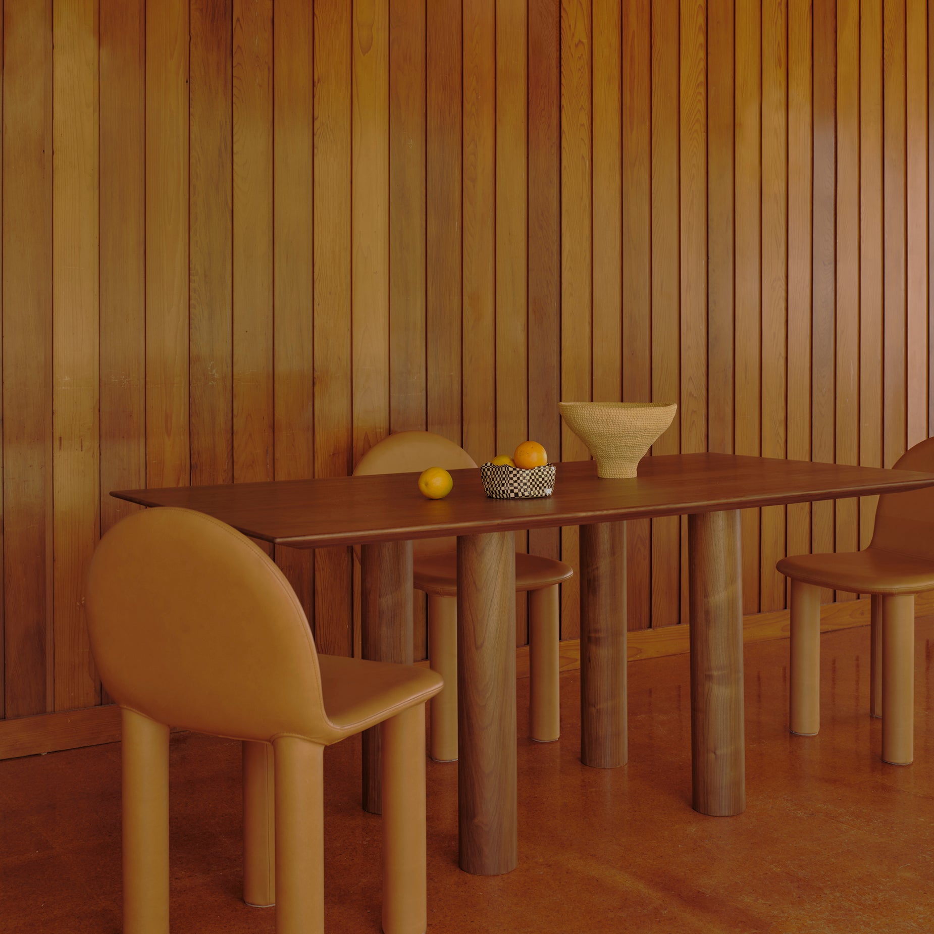 Earth 220 Dining Table - [ Walnut ]