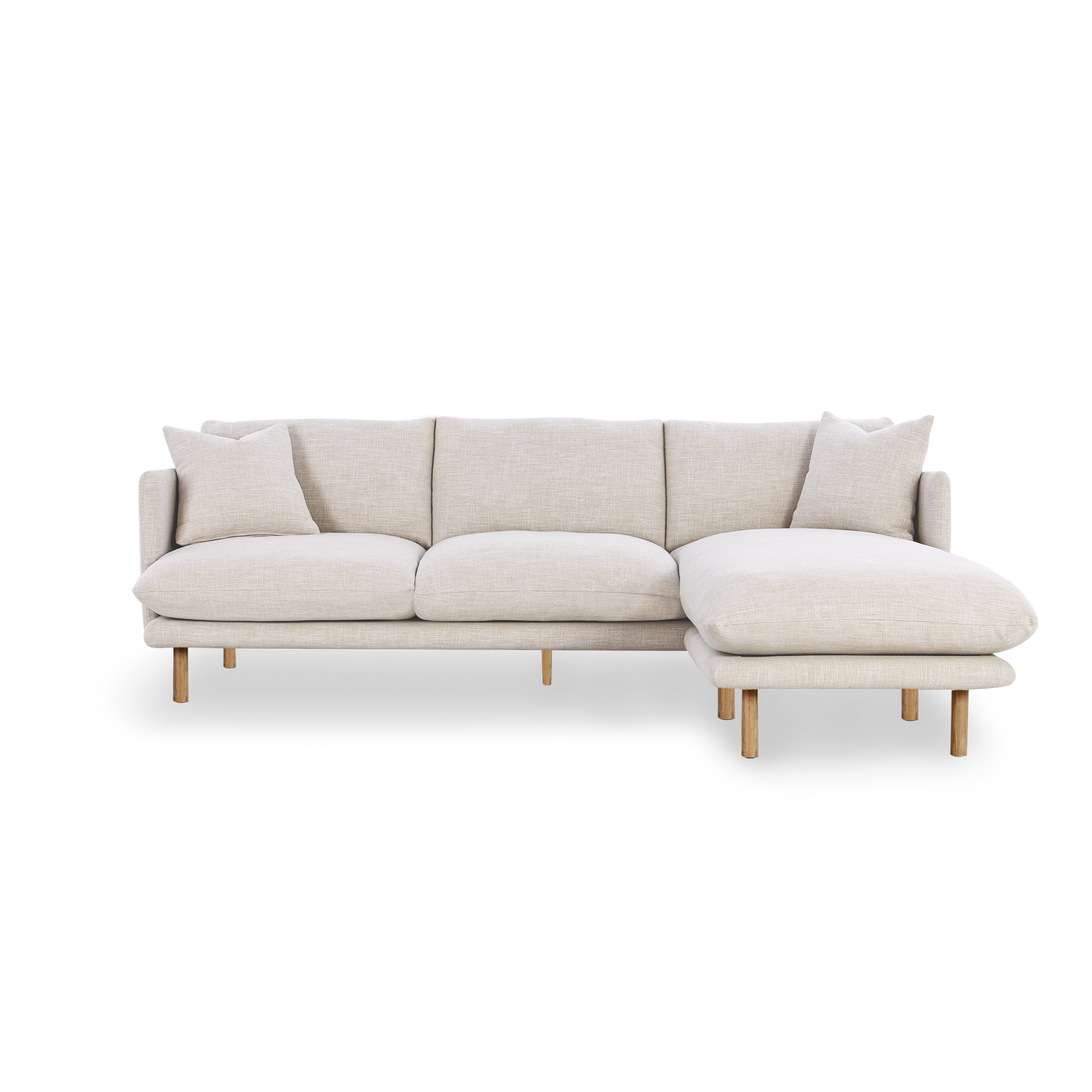 Zephyr Flip Chaise Sofa - [ Byron Oyster ]