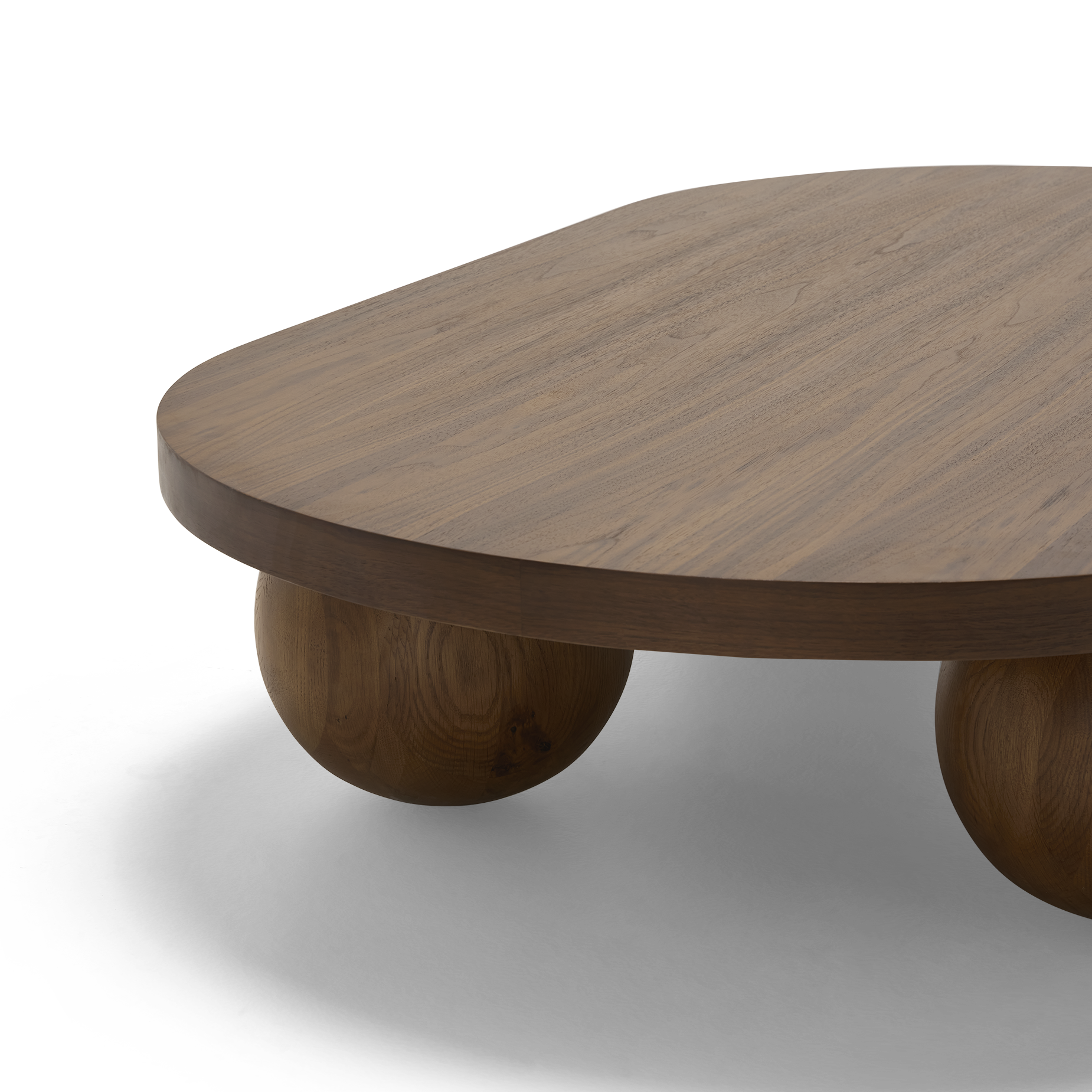 Yoko Capsule Coffee Table - [ Walnut ]