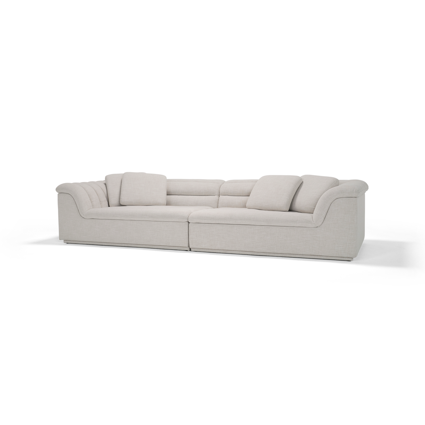 Float 4 Seat Sofa - [ Byron Oyster ]