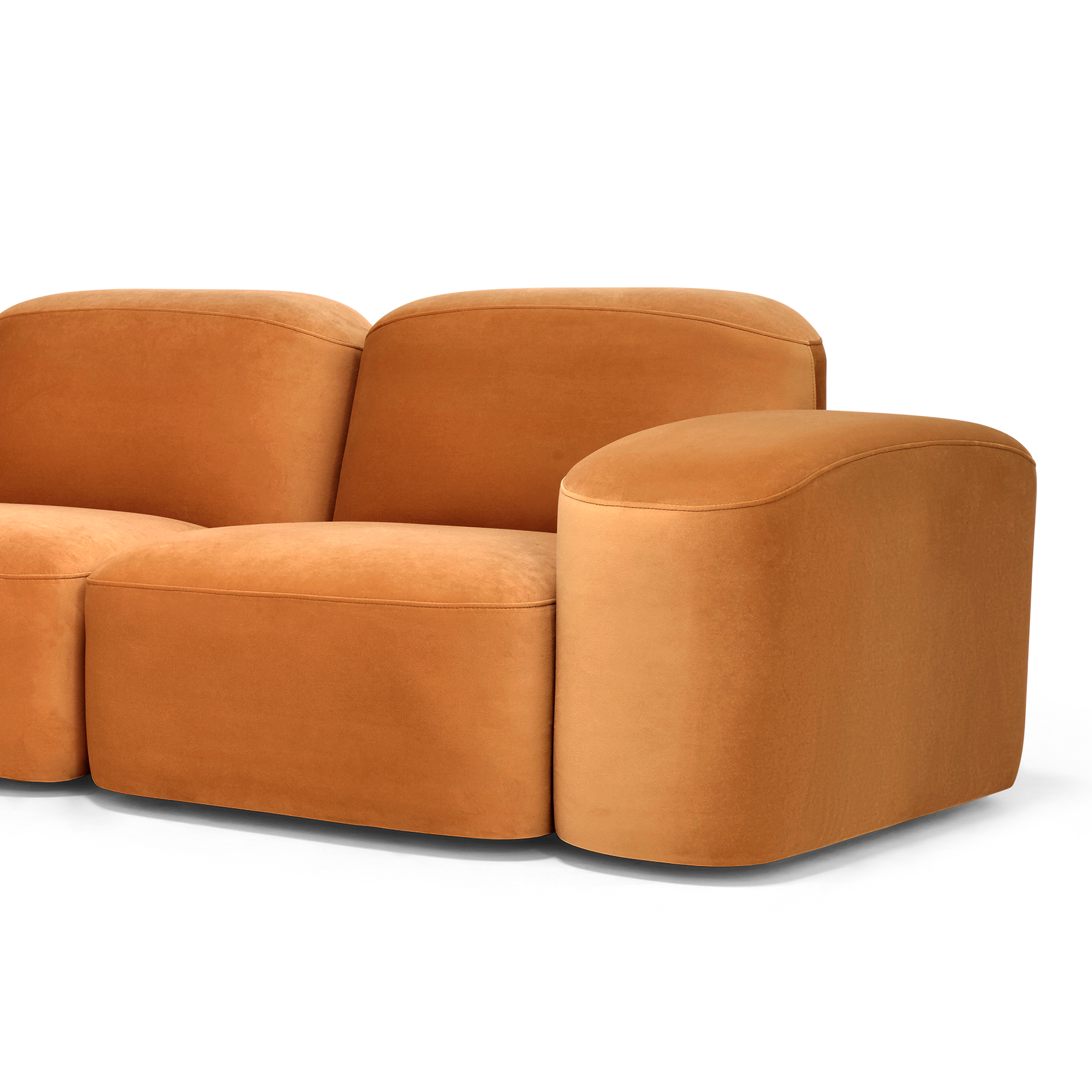 Muse 3 Seat Sofa - [ Malibu Caramel ]