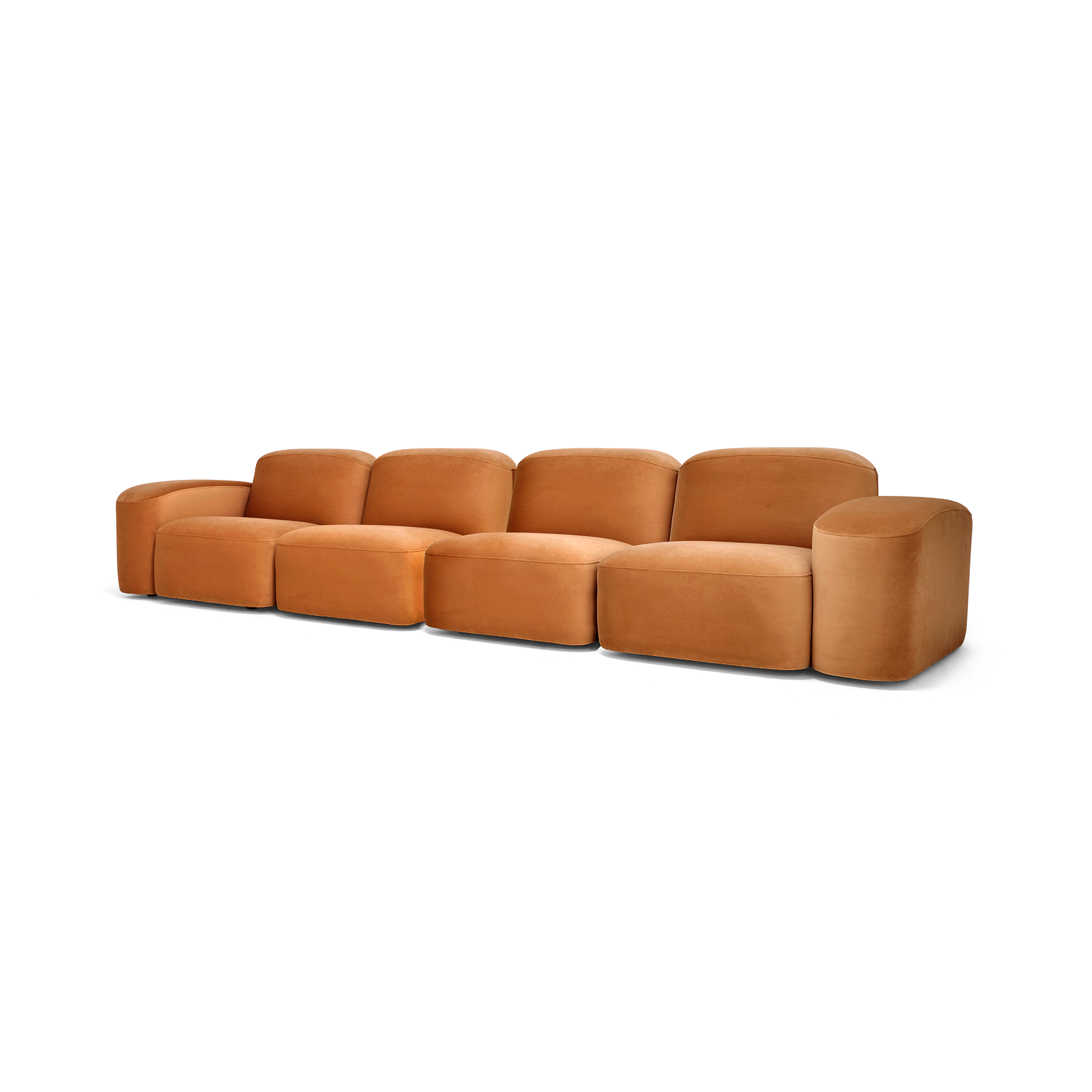 Muse 4 Seat Sofa - [ Malibu Caramel ]