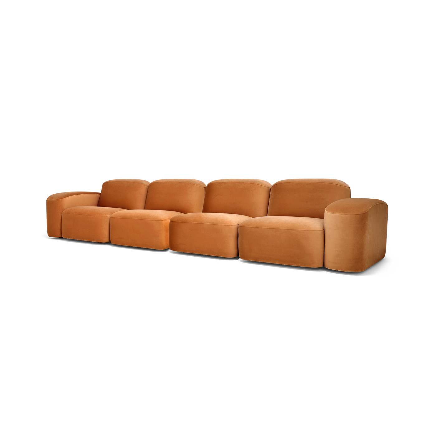 Muse 4 Seat Sofa - [ Malibu Caramel ]