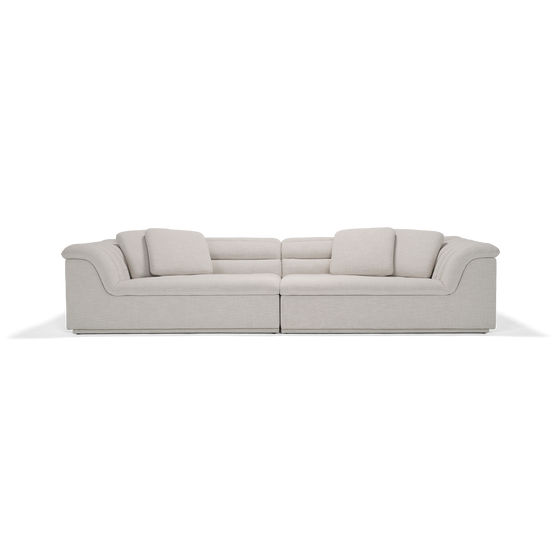 Float 4 Seat Sofa - [ Byron Oyster ]