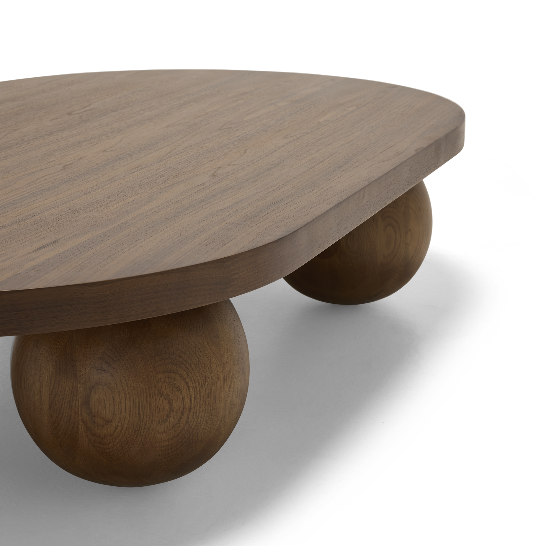 Yoko Capsule Coffee Table - [ Walnut ]