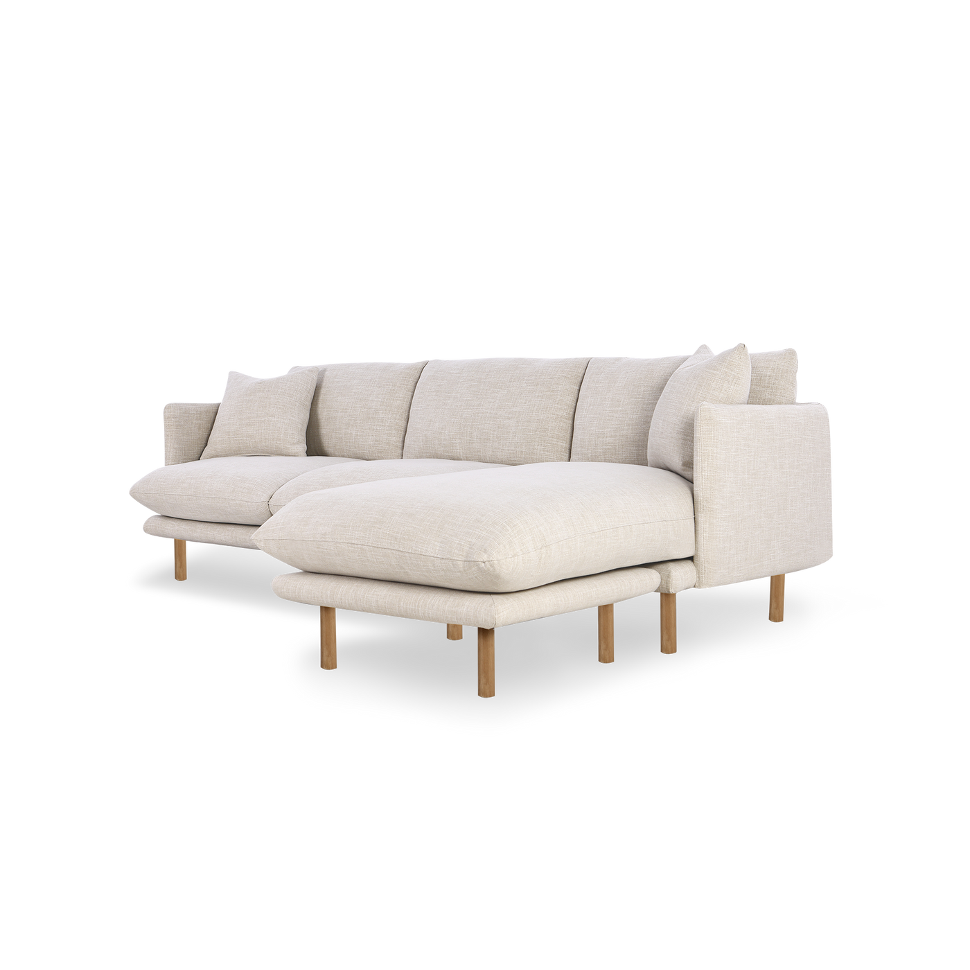Zephyr Flip Chaise Sofa - [ Byron Oyster ]