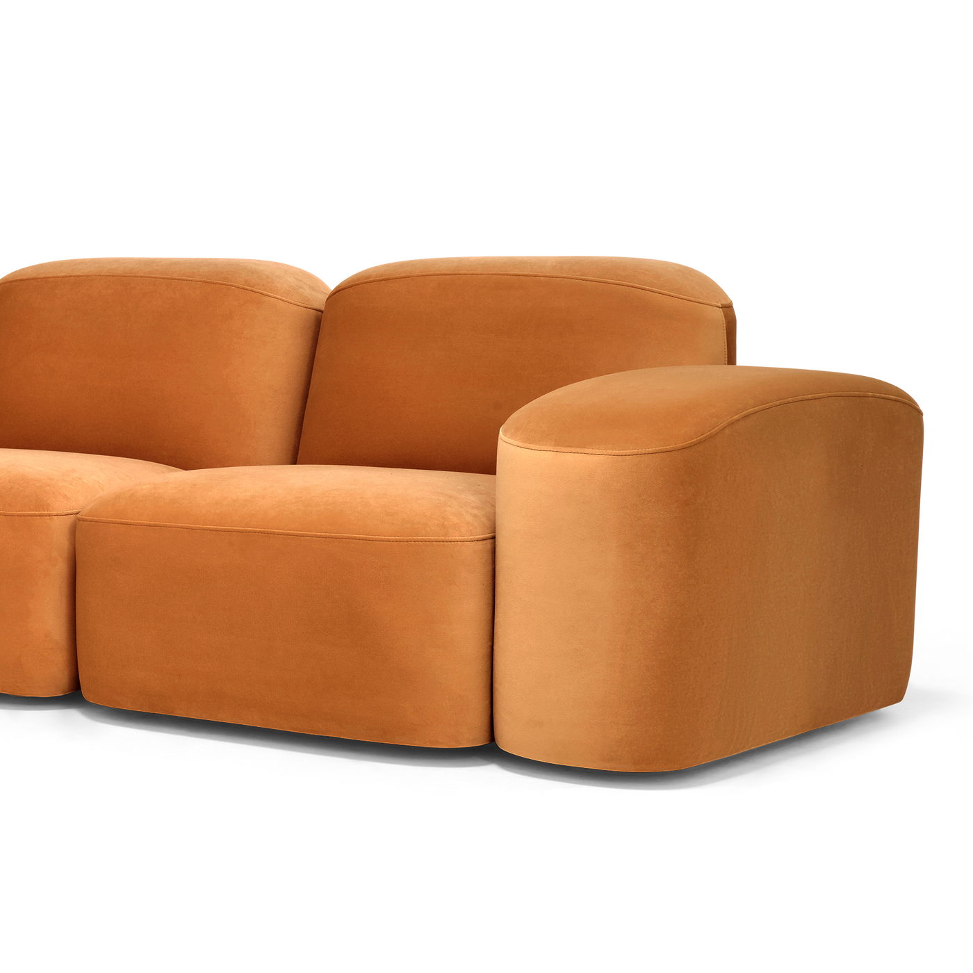 Muse 5 Piece Modular Sofa - [ Malibu Caramel ]
