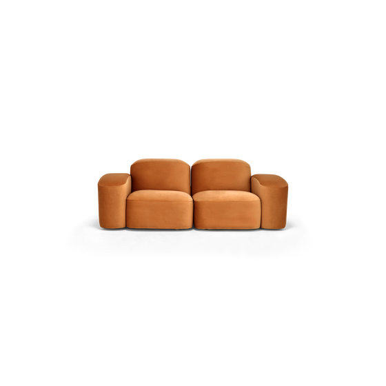 Muse 2 Seat Sofa - [ Malibu Caramel ]