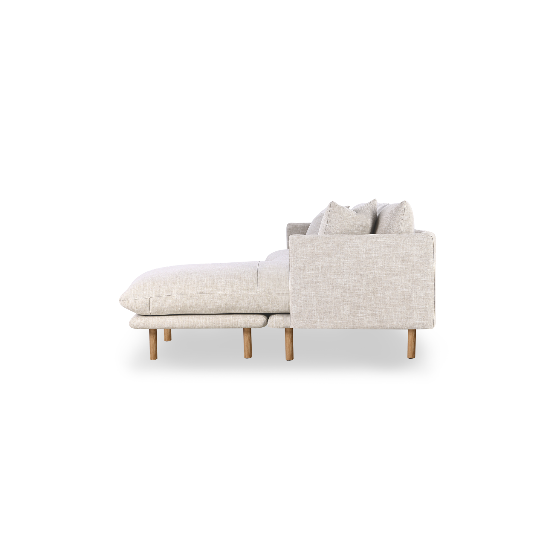 Zephyr Flip Chaise Sofa - [ Byron Oyster ]