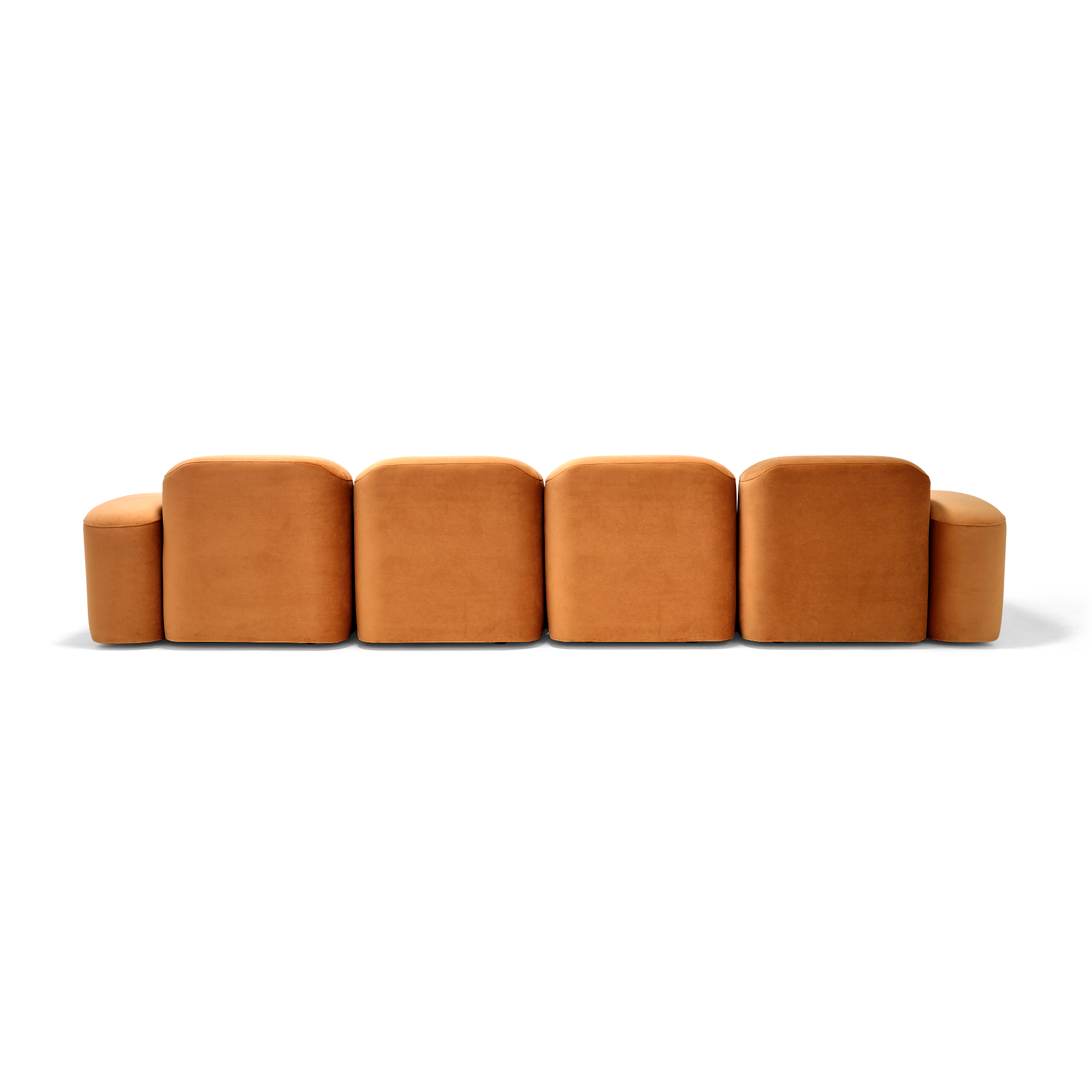 Muse 4 Seat Sofa - [ Malibu Caramel ]