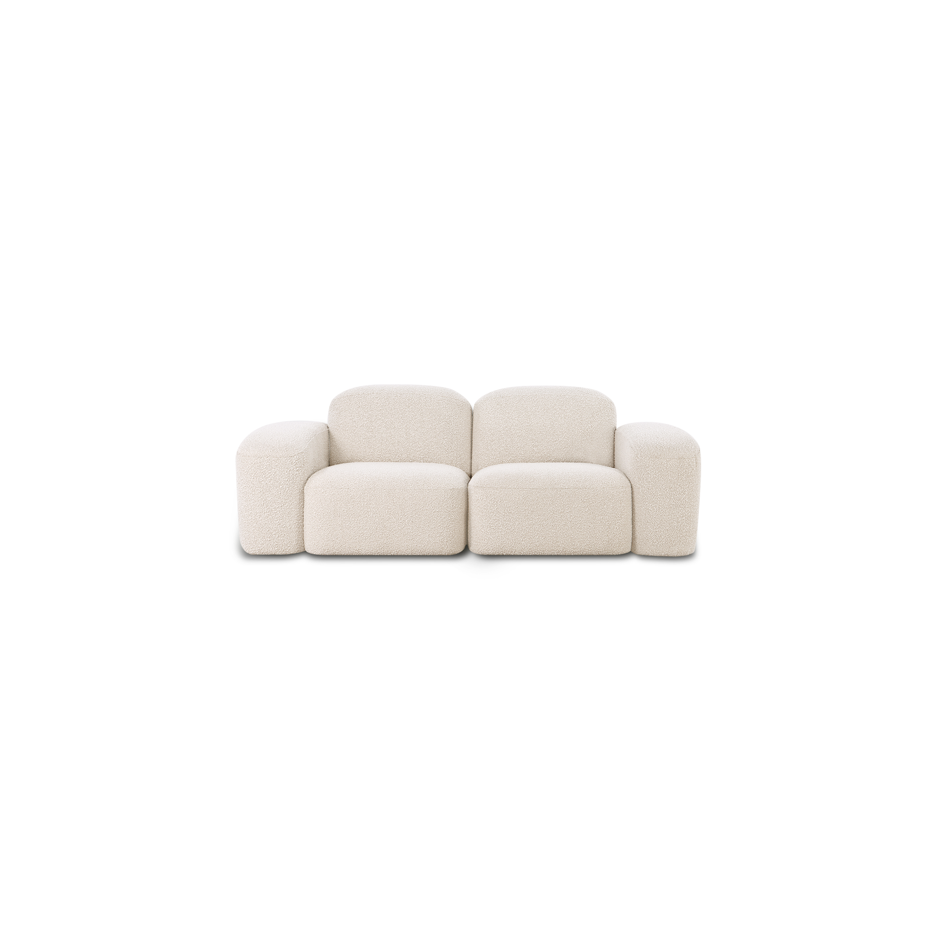Muse 2 Seat Sofa Bronte Whipped Cream ELLISON STUDIOS