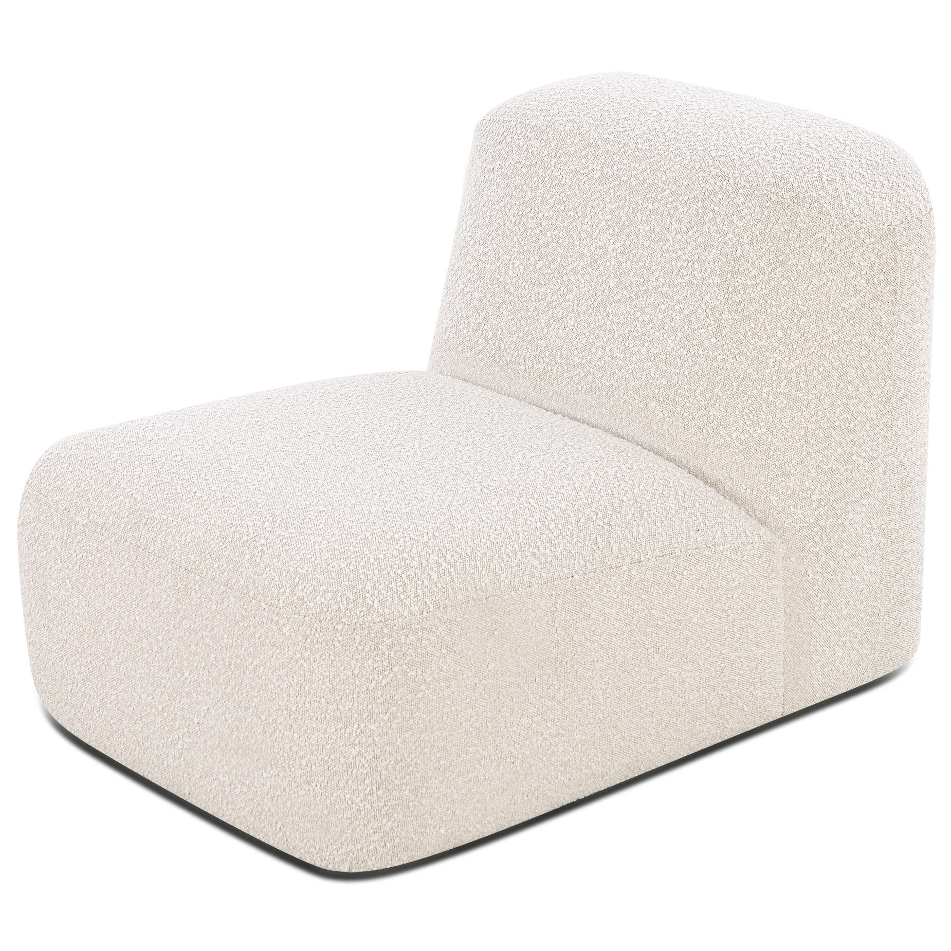 Muse Armless Modular Piece - [ Bronte Whipped Cream ]