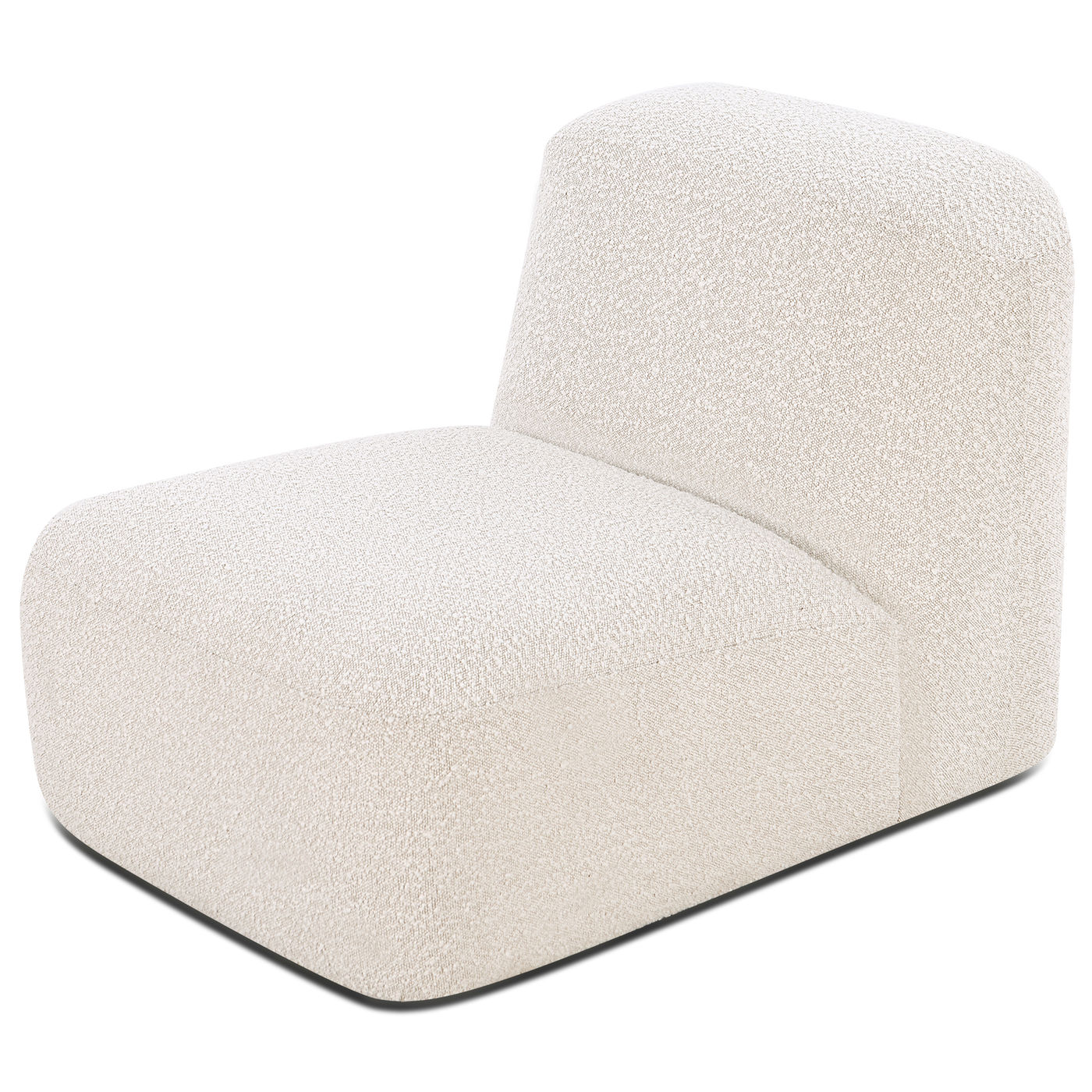 Muse Armless Modular Piece - [ Bronte Whipped Cream ]