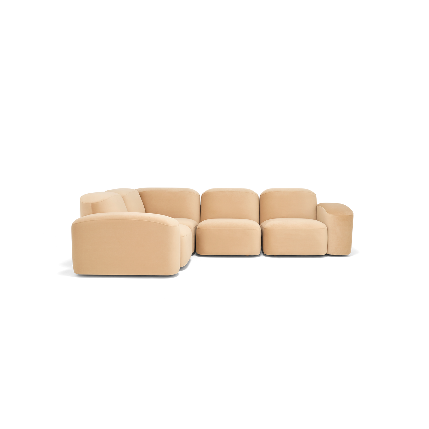 Muse 4 Piece Modular Sofa - [ Malibu Dune ]