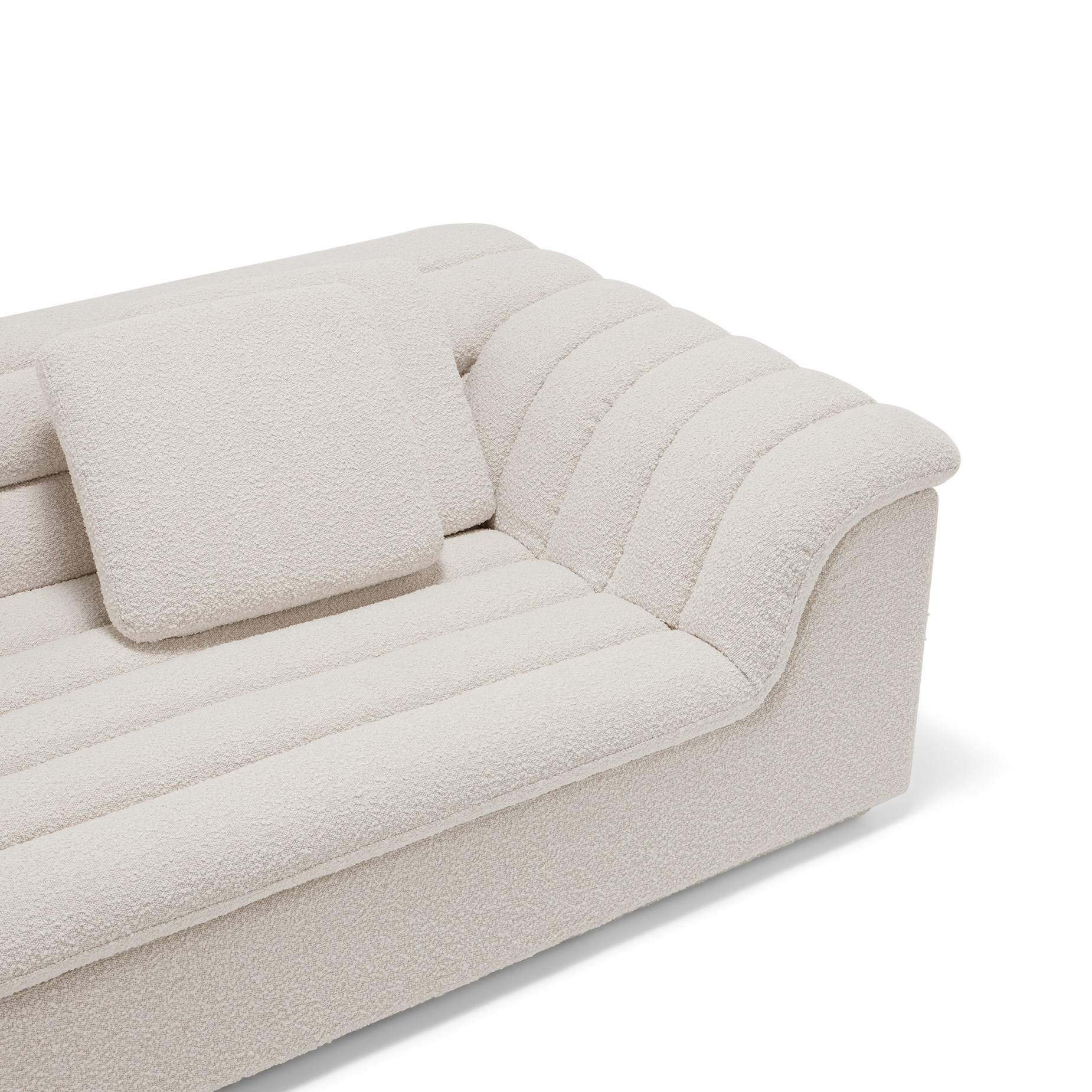 Float 3 Piece Modular Sofa - [ Bronte La Creme ]