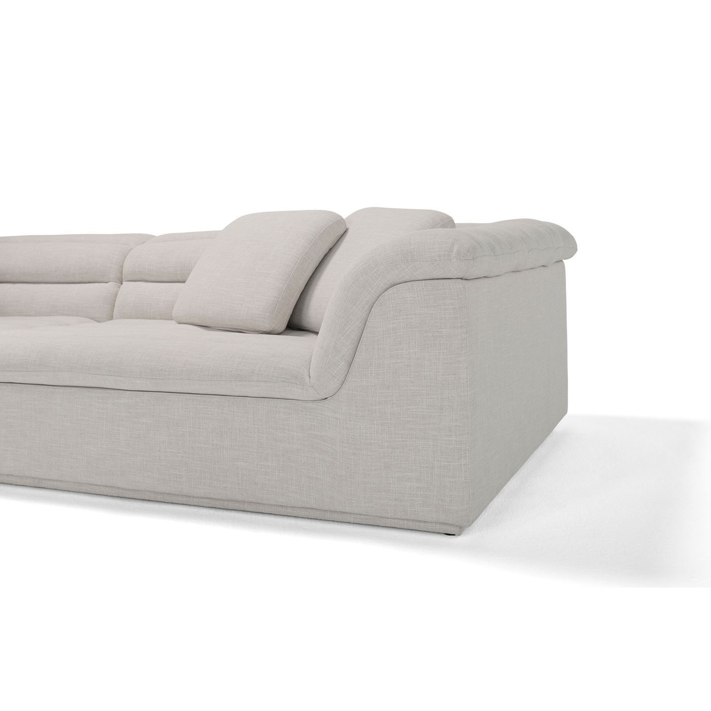 Float 4 Seat Sofa - [ Byron Oyster ]