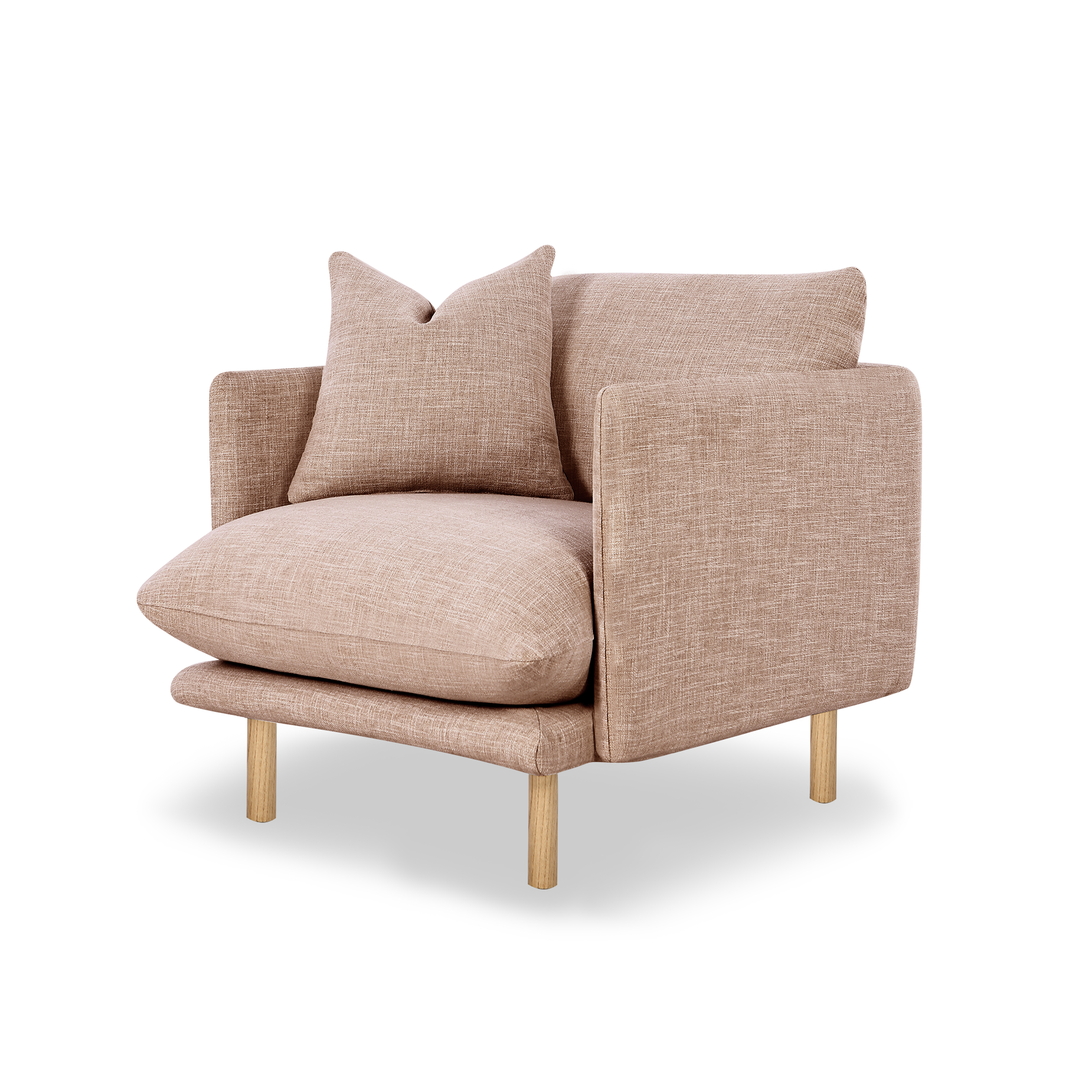 Zephyr Armchair - [ Byron Biscuit ]