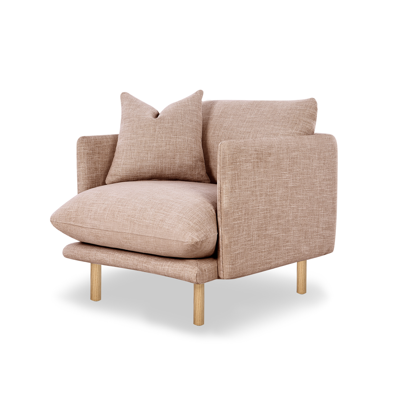 Zephyr Armchair - [ Byron Biscuit ]