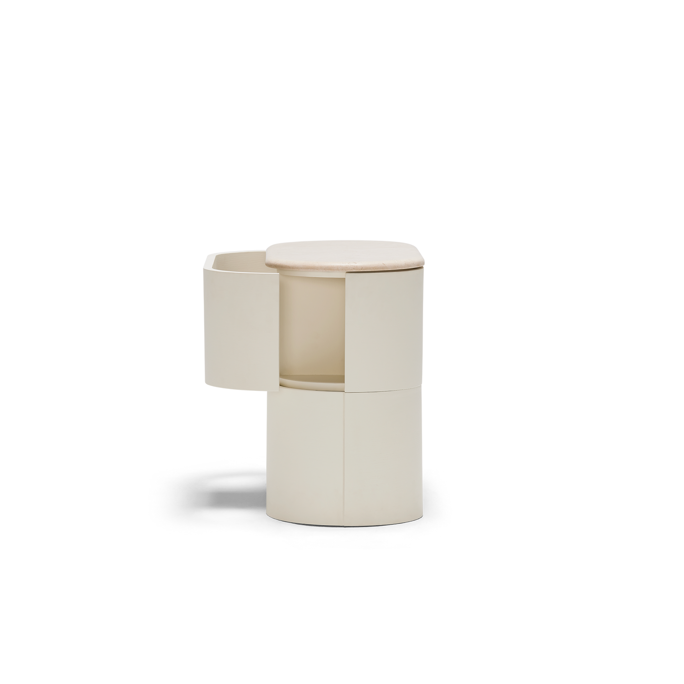 Fin Bedside - [ Tofu & Marble Cosmos Crema ]