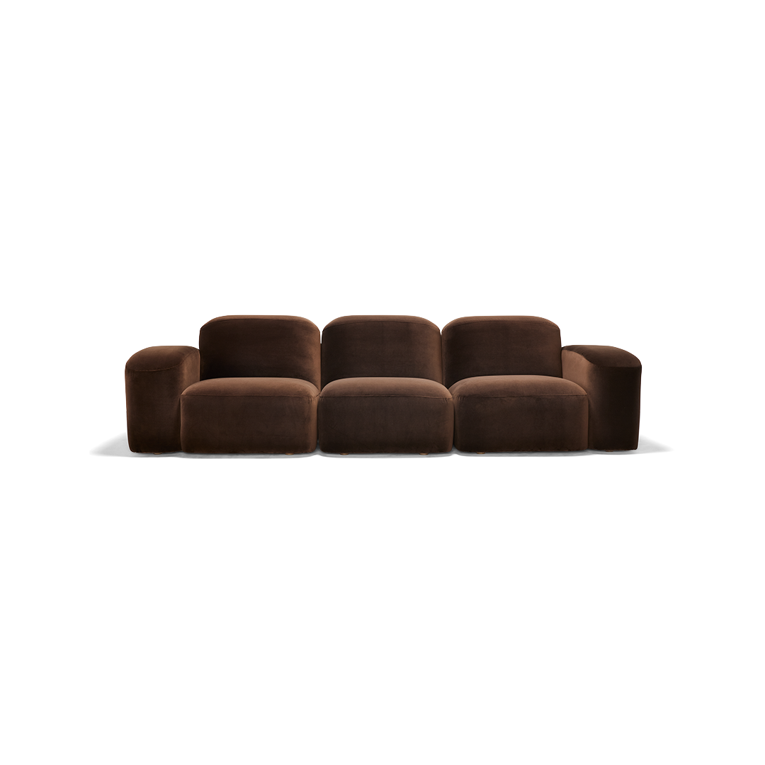 Muse 3 Seat Sofa - [ Avalon Piccolo ]