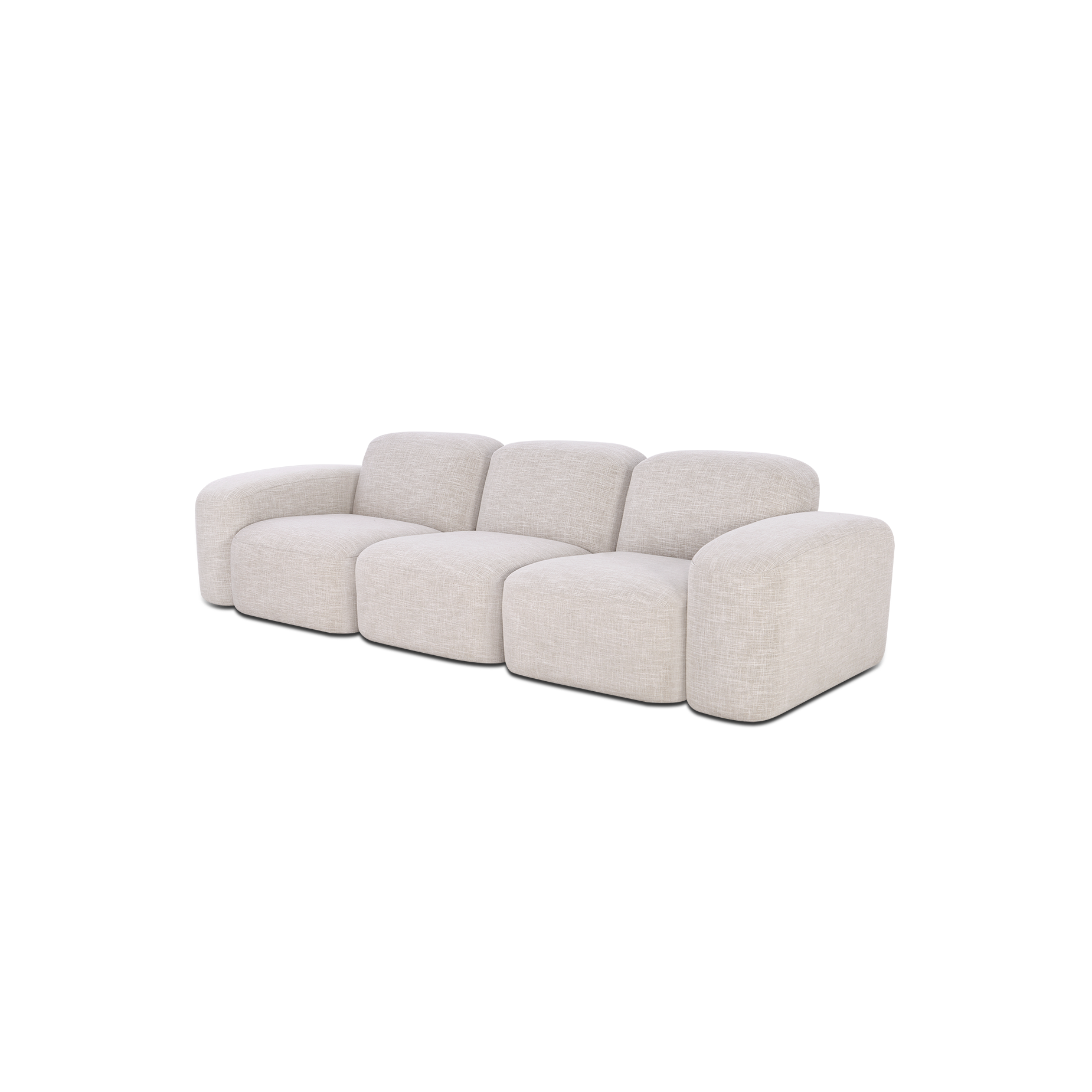 Muse 3 Seat Sofa - [ Byron Oyster ]