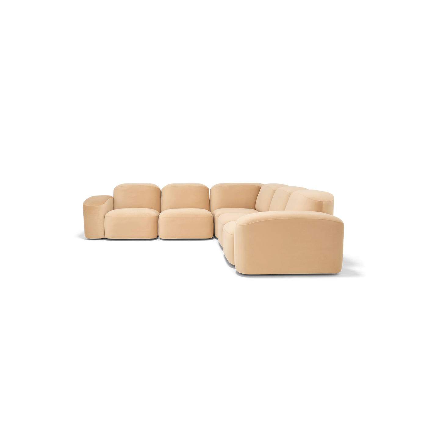 Muse 5 Piece Modular Sofa - [ Malibu Dune ]