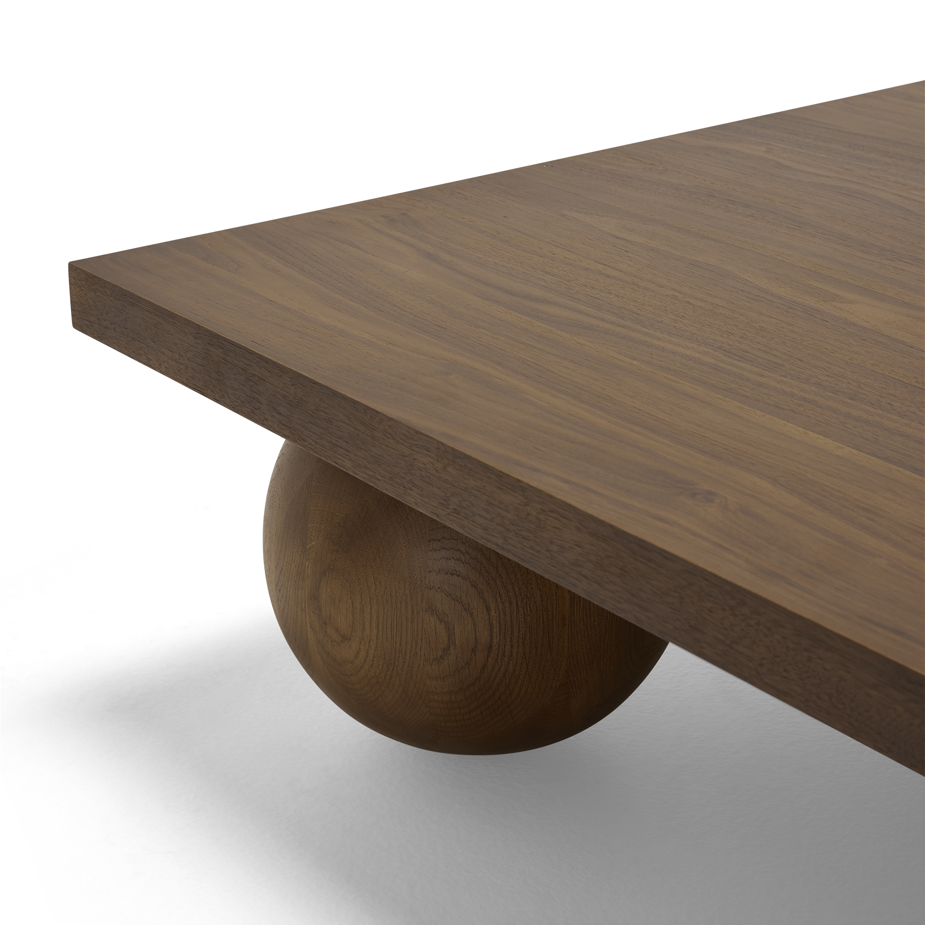 Yoko Square Coffee Table - [ Walnut ]