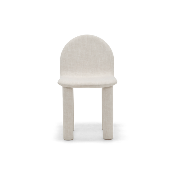 ELLISON STUDIOS. Arch Dining Chair in Byron Oyster
