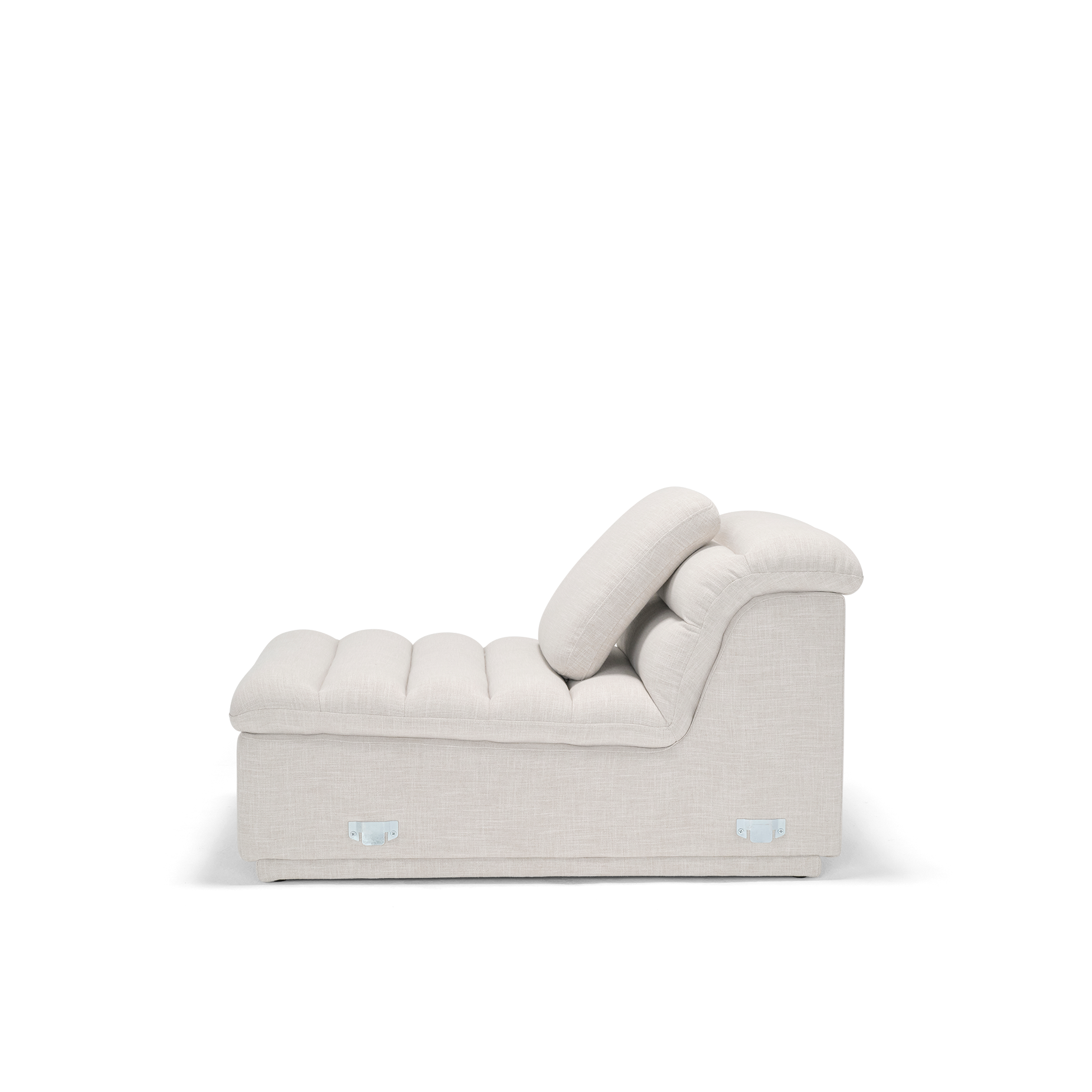 Float 1.5 Seat Armless Modular Piece - [ Byron Oyster ]