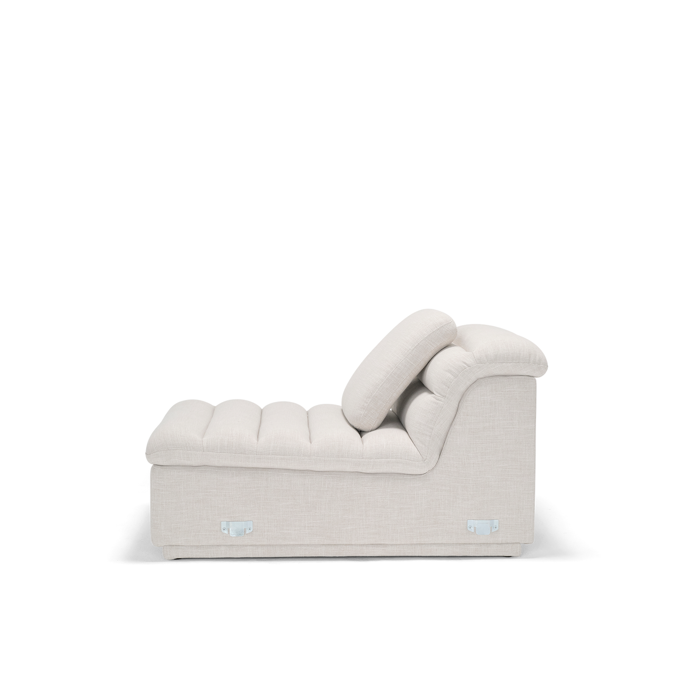 Float 1.5 Seat Armless Modular Piece - [ Byron Oyster ]