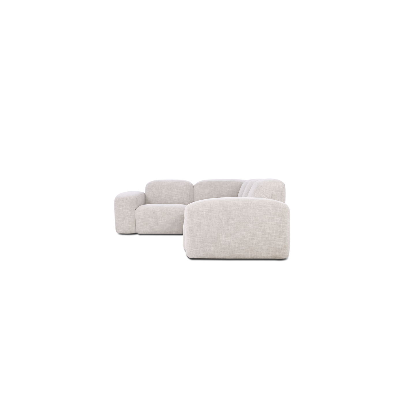 Muse 4 Piece Modular Sofa - [ Byron Oyster ]