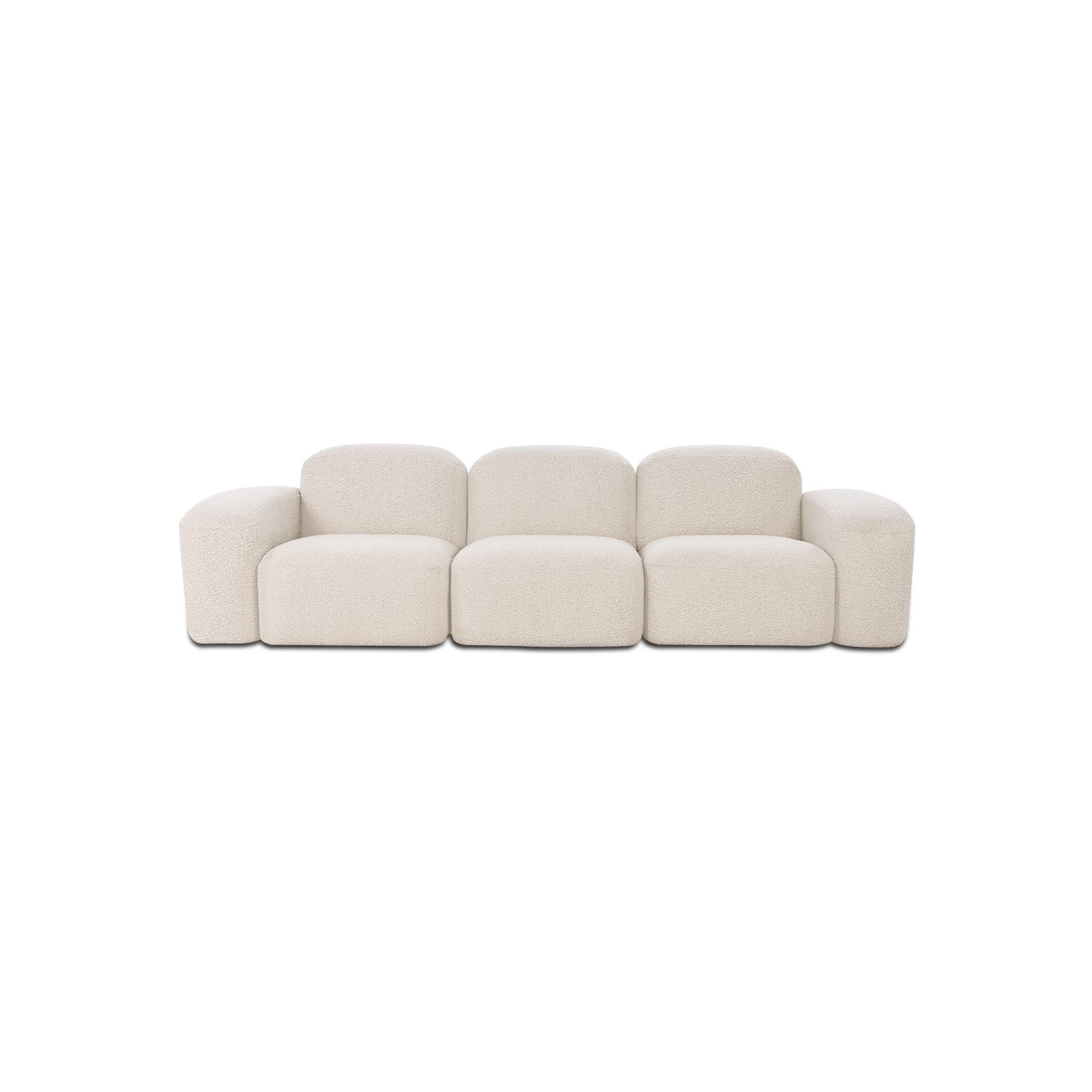 Muse 3 Seat Sofa - [ Bronte Whipped Cream ]