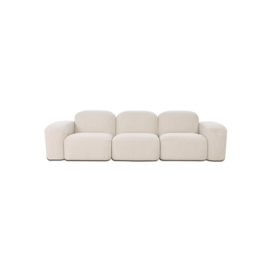Muse 3 Seat Sofa - [ Bronte Whipped Cream ]