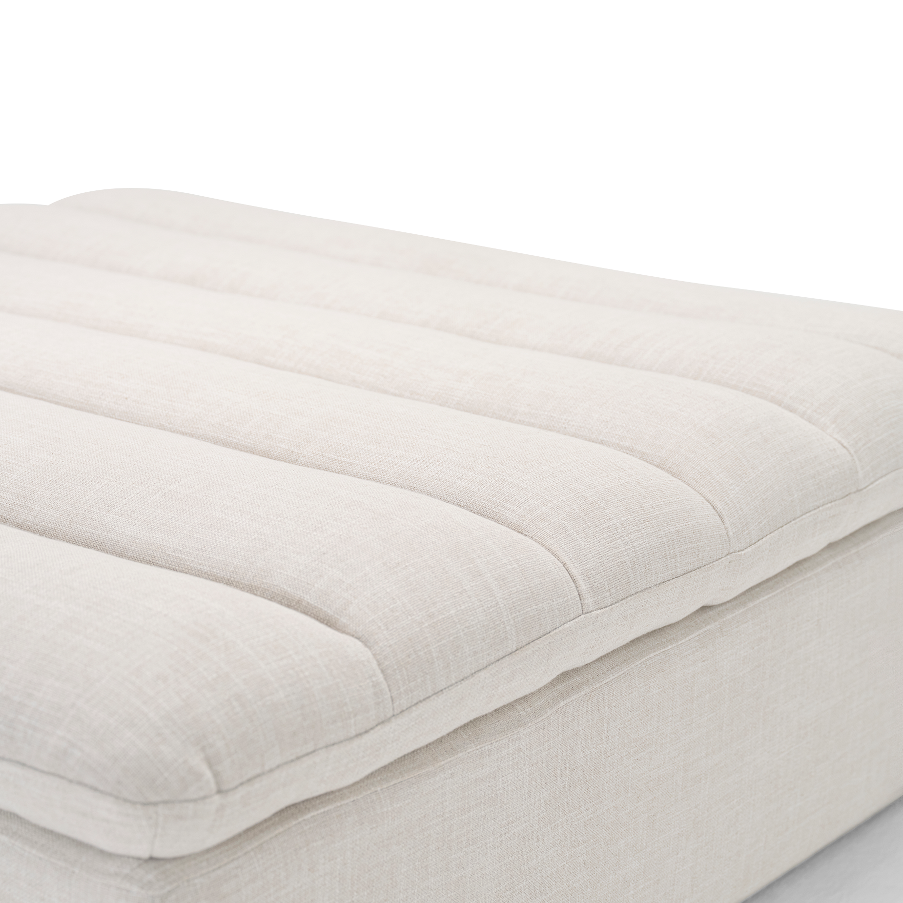 Float Ottoman - [ Byron Oyster ]