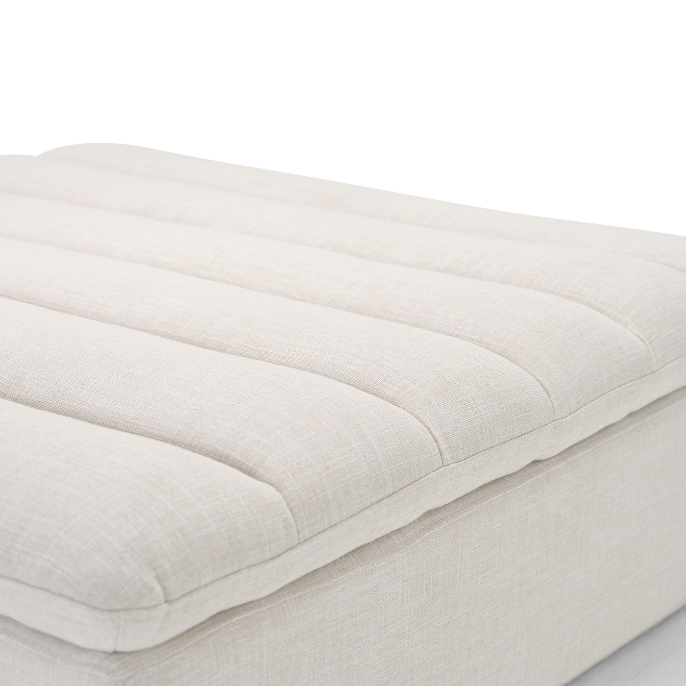 Float Ottoman - [ Byron Oyster ]