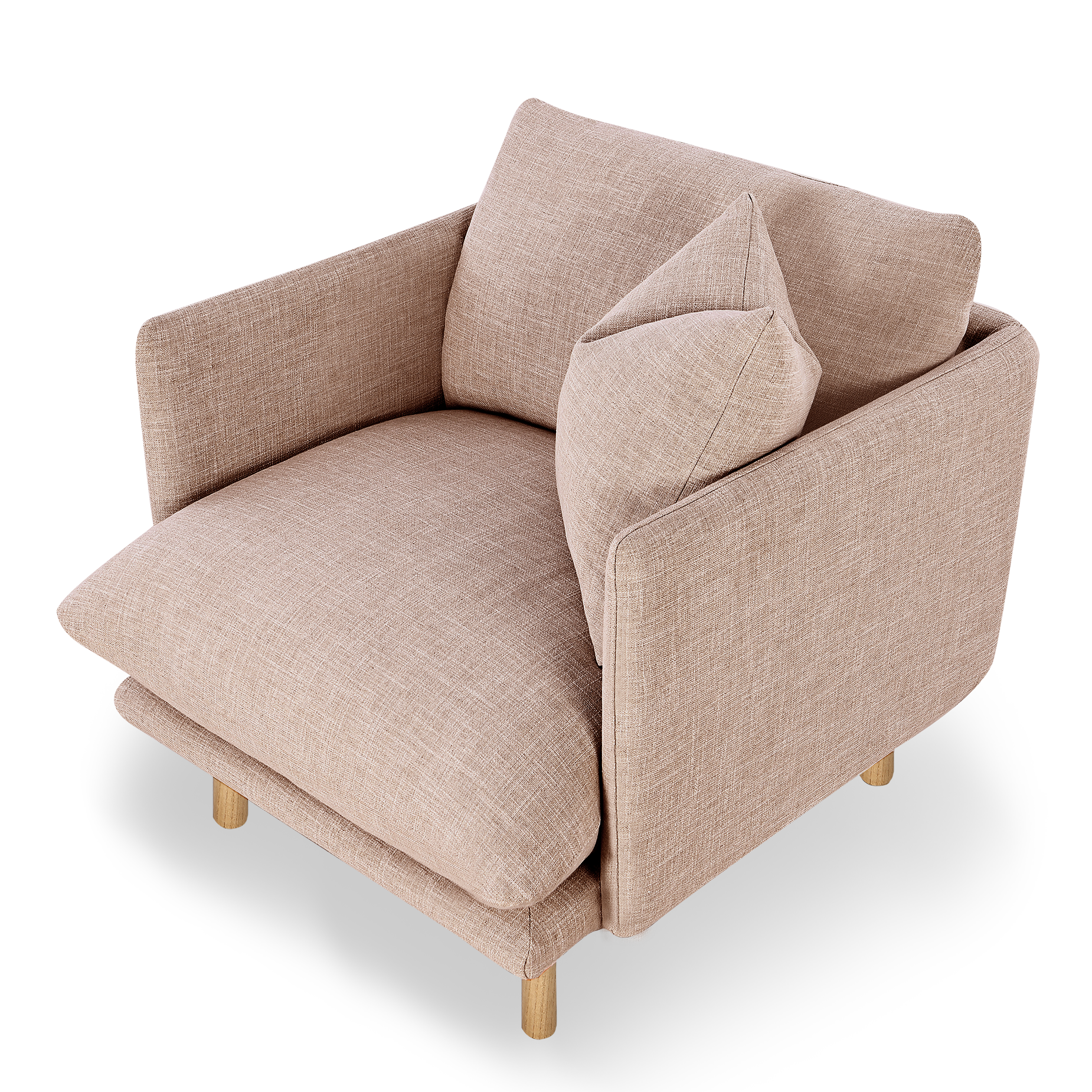 Zephyr Armchair - [ Byron Biscuit ]