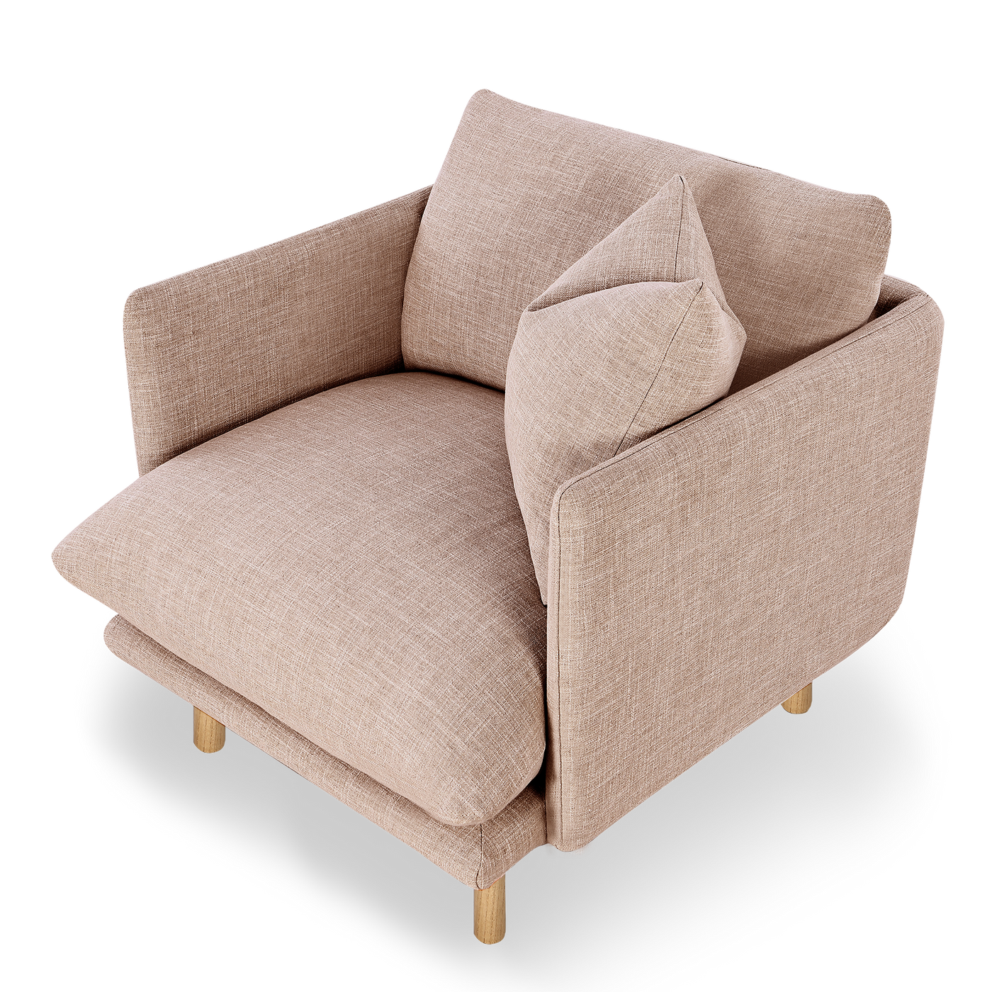 Zephyr Armchair - [ Byron Biscuit ]