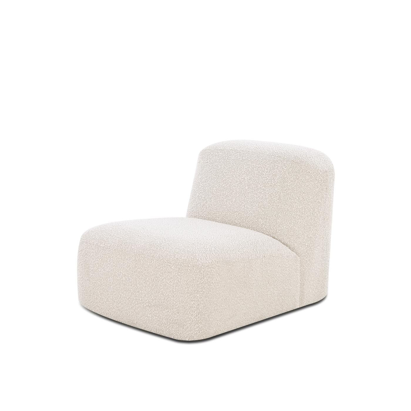 Muse Armless Modular Piece - [ Bronte Whipped Cream ]