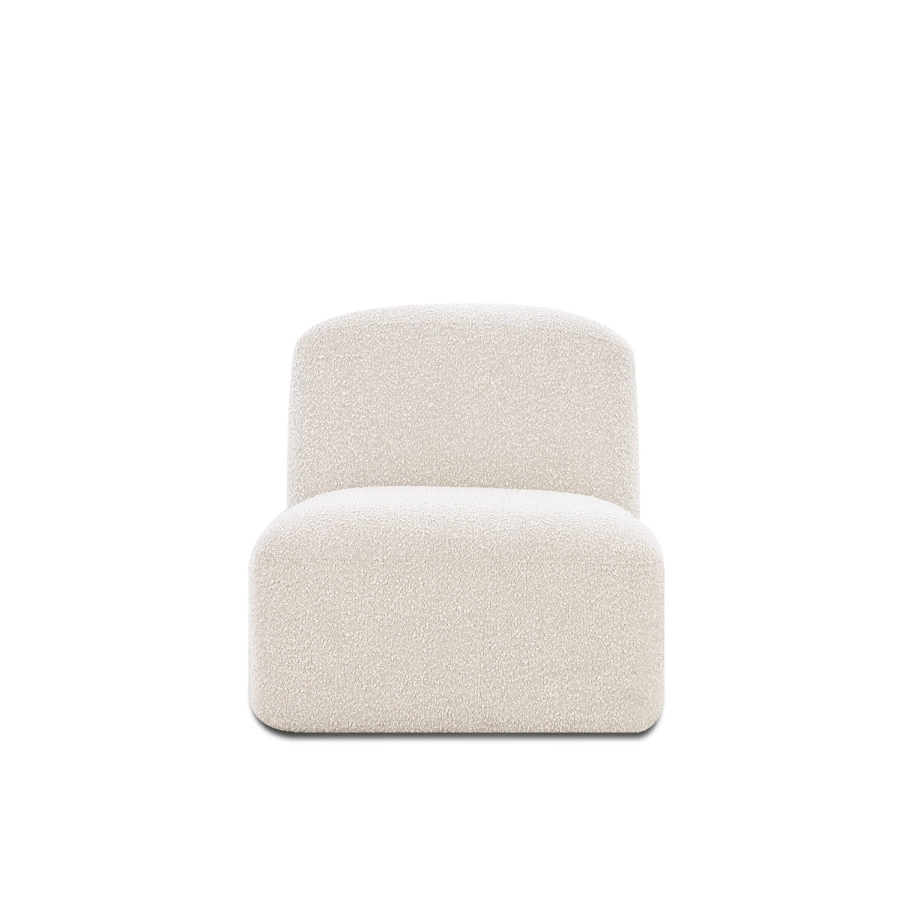 Muse Armless Modular Piece - [ Bronte Whipped Cream ]