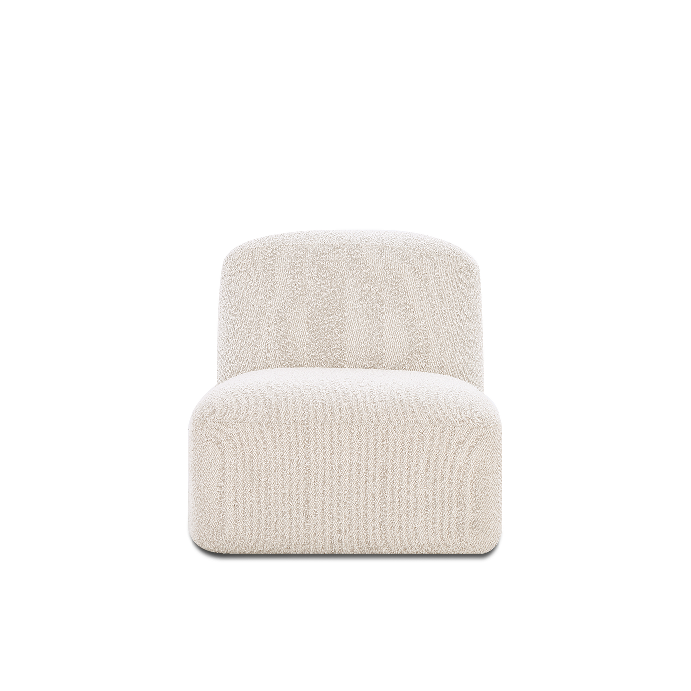 Muse Armless Modular Piece - [ Bronte Whipped Cream ]