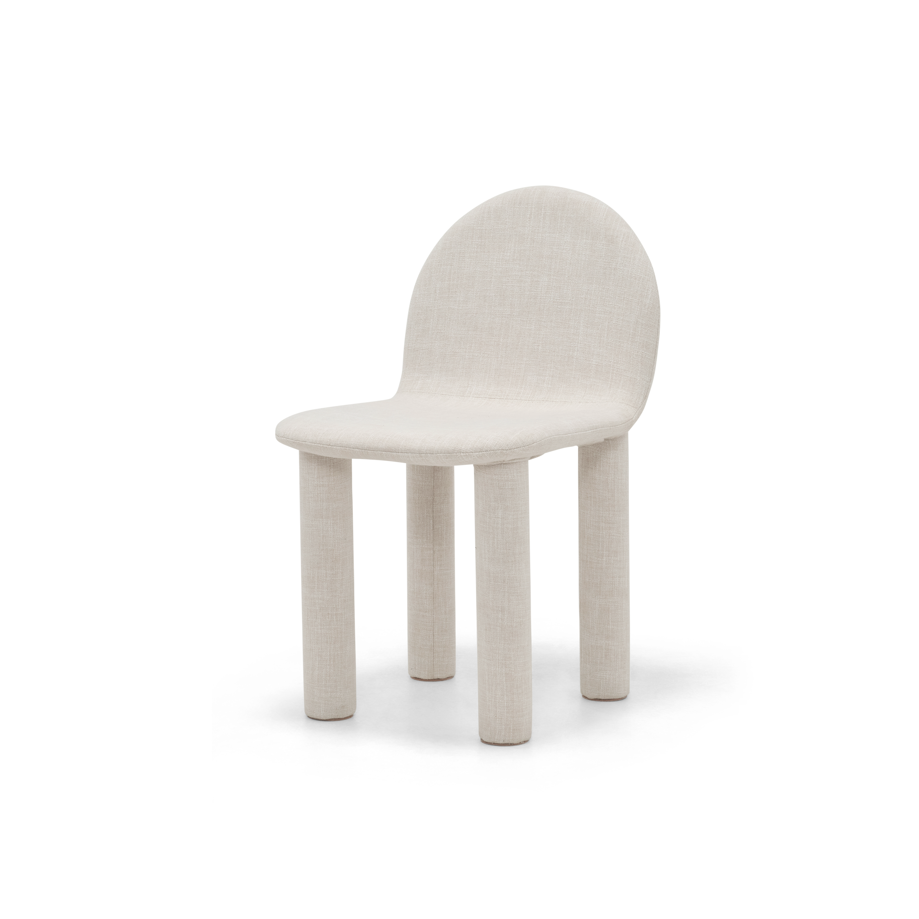 ELLISON STUDIOS. Arch Dining Chair in Byron Oyster