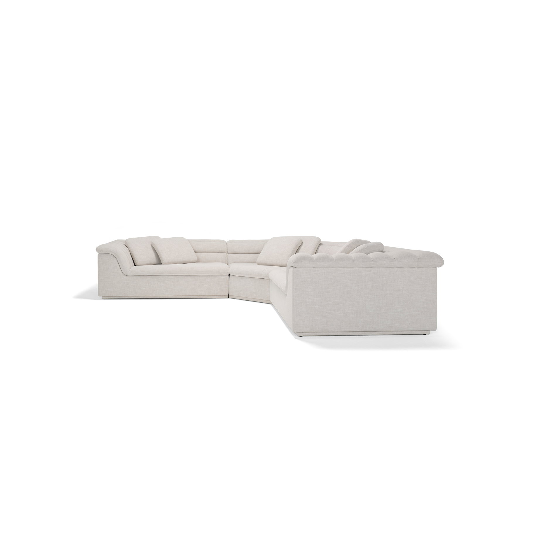Float 3 Piece Modular Sofa - [ Byron Oyster ]