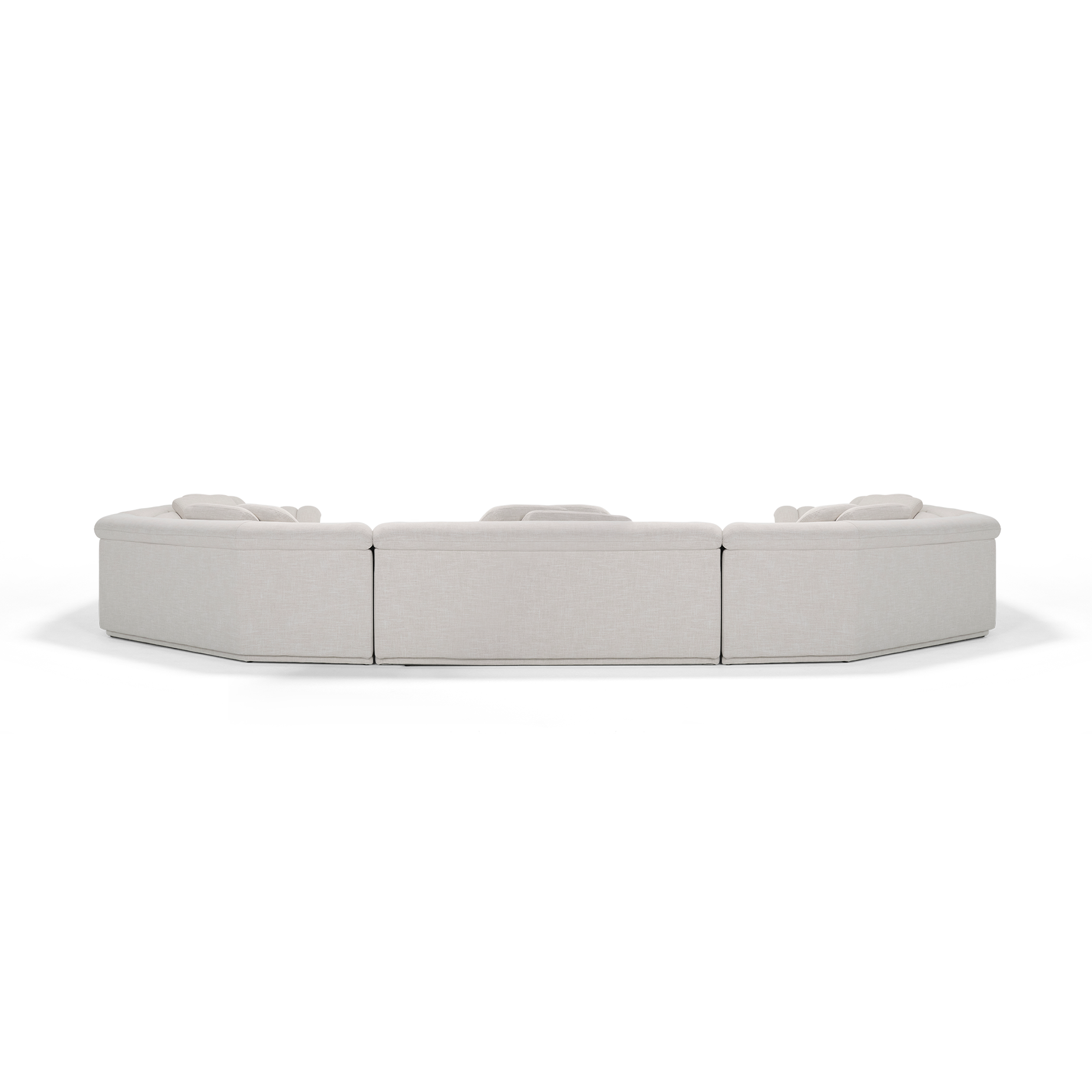 Float U Shape Modular Sofa - [ Byron Oyster ]