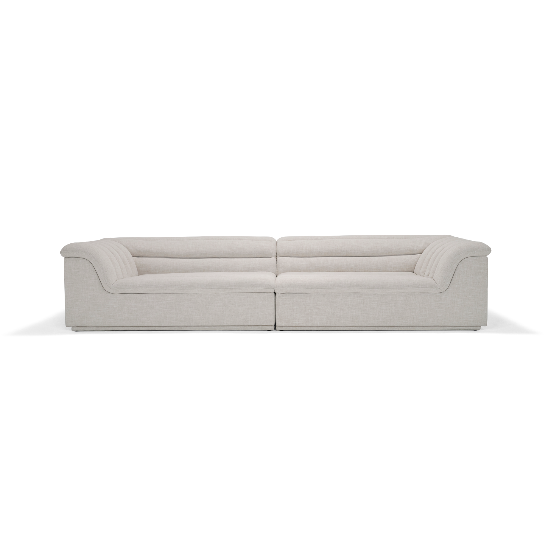 Float 4 Seat Sofa - [ Byron Oyster ]
