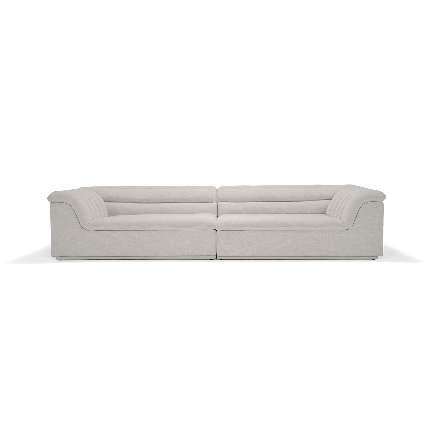 Float 4 Seat Sofa - [ Byron Oyster ]
