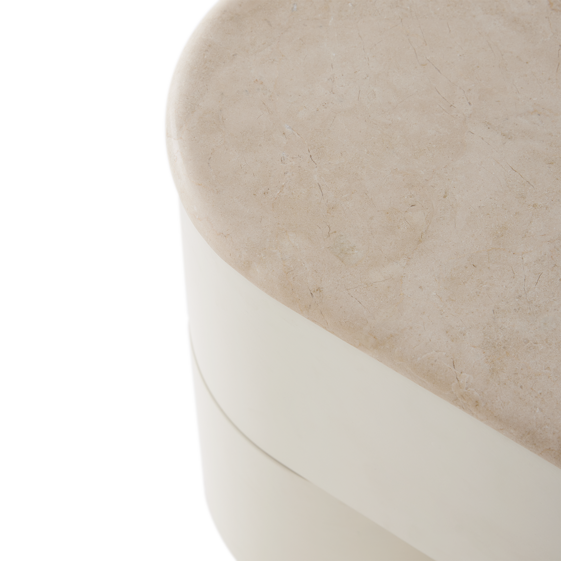 Fin Bedside - [ Tofu & Marble Cosmos Crema ]