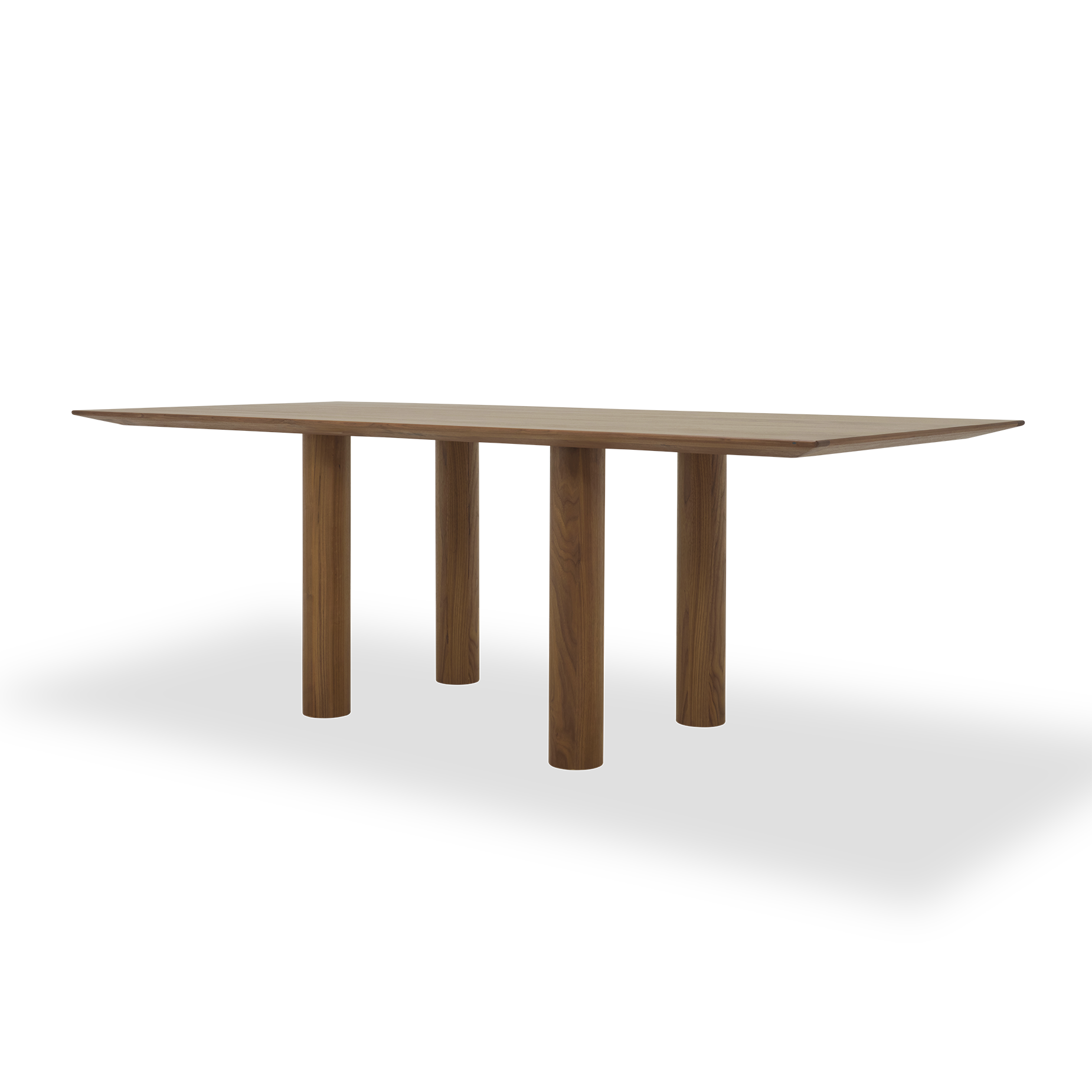 Earth 220 Dining Table - [ Walnut ]